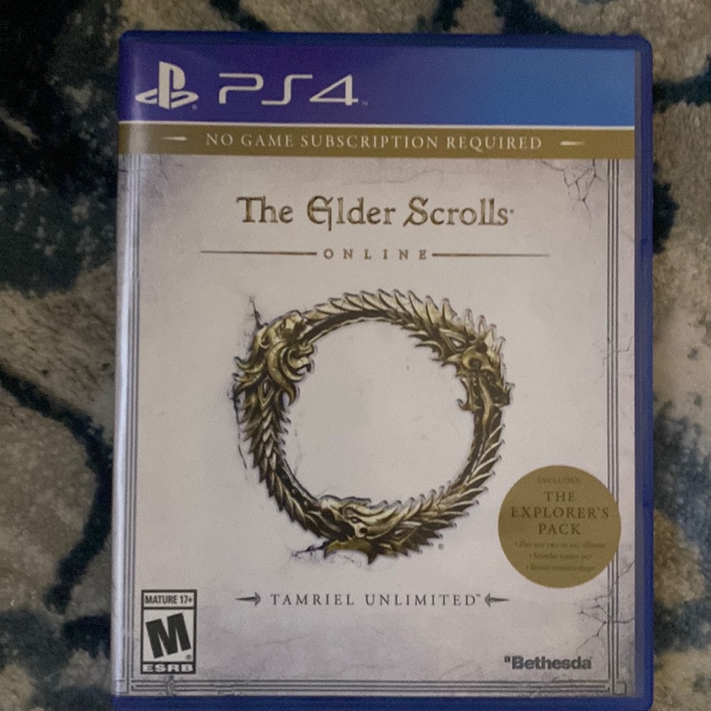 The elder scrolls for PS4